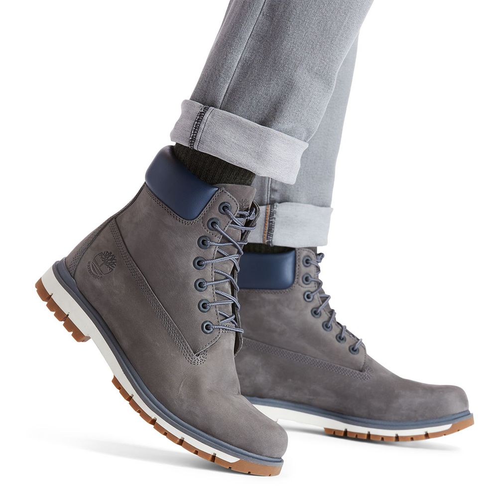 Bocanci 6-Inch Timberland Barbati Gri - Radford Waterproof - Romania - ROPJSV130